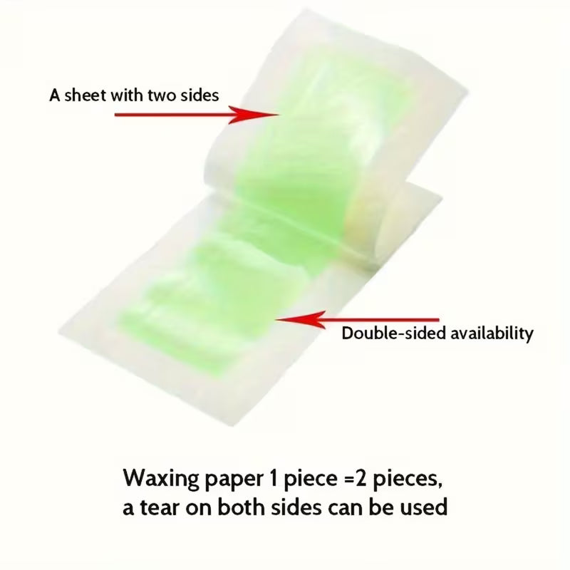 20 strips (10 Double Sided) Painless Aloe Vera Waxing Strips
