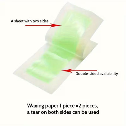 20 strips (10 Double Sided) Painless Aloe Vera Waxing Strips