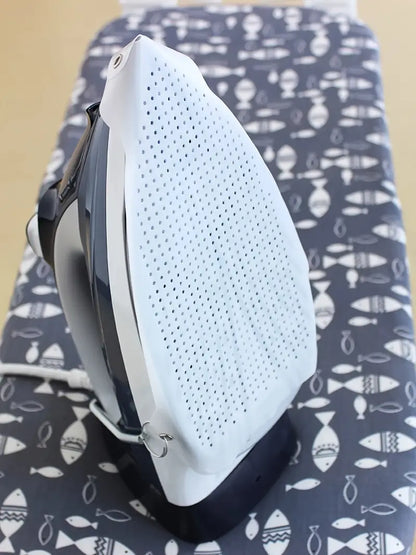 Top view of non stick iron shoe cover for steam iron